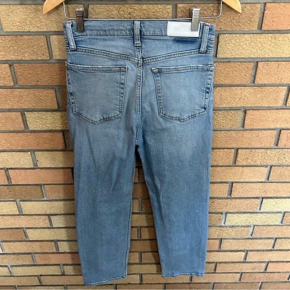 RE/DONE Originals 70s Stove Pipe in Light Destroyed 20 - Straight Leg Size 26 - Picture 6 of 11